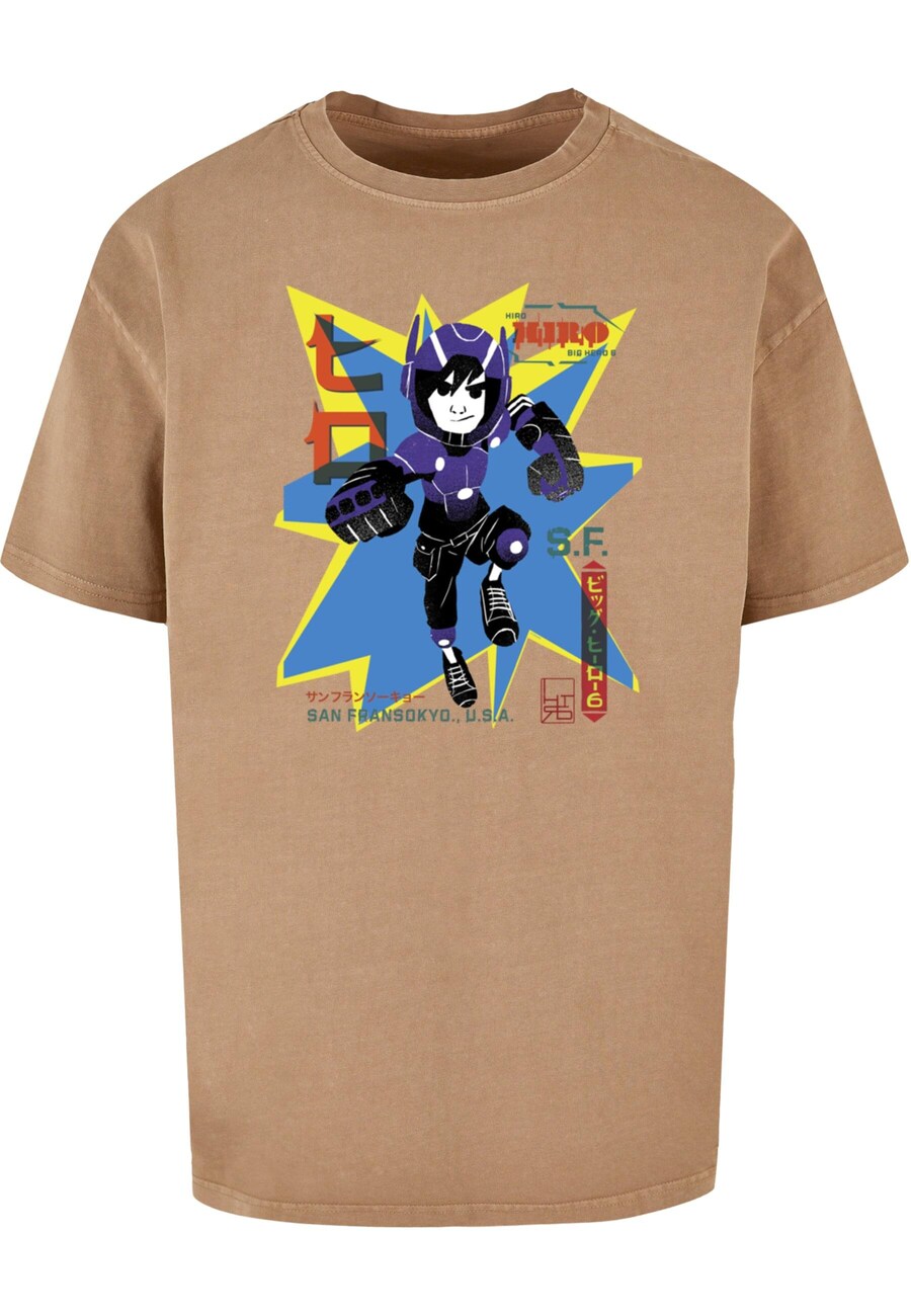 

Классическая футболка ABSOLUTE CULT Shirt Big Hero 6 - Hiro Manga, светло-коричневый