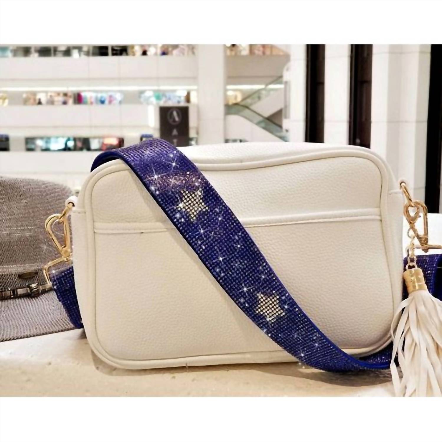 

Женская сумочка-кроссбоди Star Strap с кристаллами в королевском синем цвете MiMi Wholesale