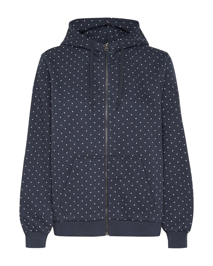 

Толстовка с капюшоном на молнии Love Copenhagen Zip-Up Hoodie Sammi, темно-синий