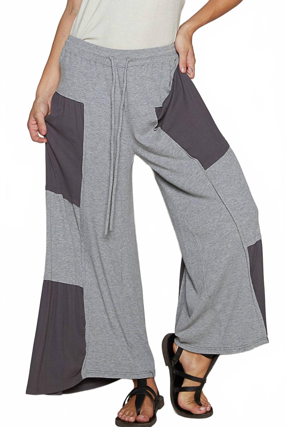 

Мишель Широкие брюки в сером цвете POL, серый