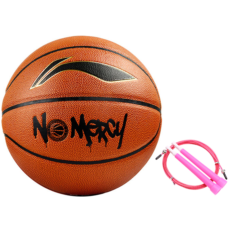 

LINING Коллекция CBA баскетбольный мяч PU коричневый размер 7 тренировочный соревновательный