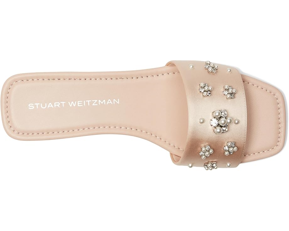Сандалии Stuart Weitzman POPPY SLIDE, цвет Blush/Clear/Natural — фото 2
