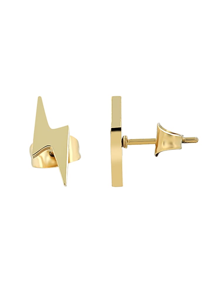 

Adeliás Женские серьги - серьги-гвоздики из нержавеющей стали в золотом исполнении