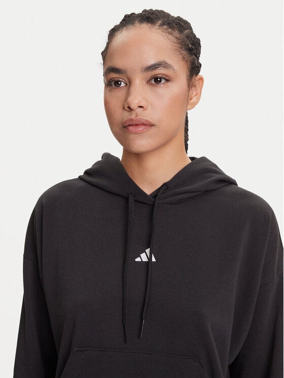 Толстовка обычного кроя Essentials Small Logo JD7989 Adidas, черный — фото 4
