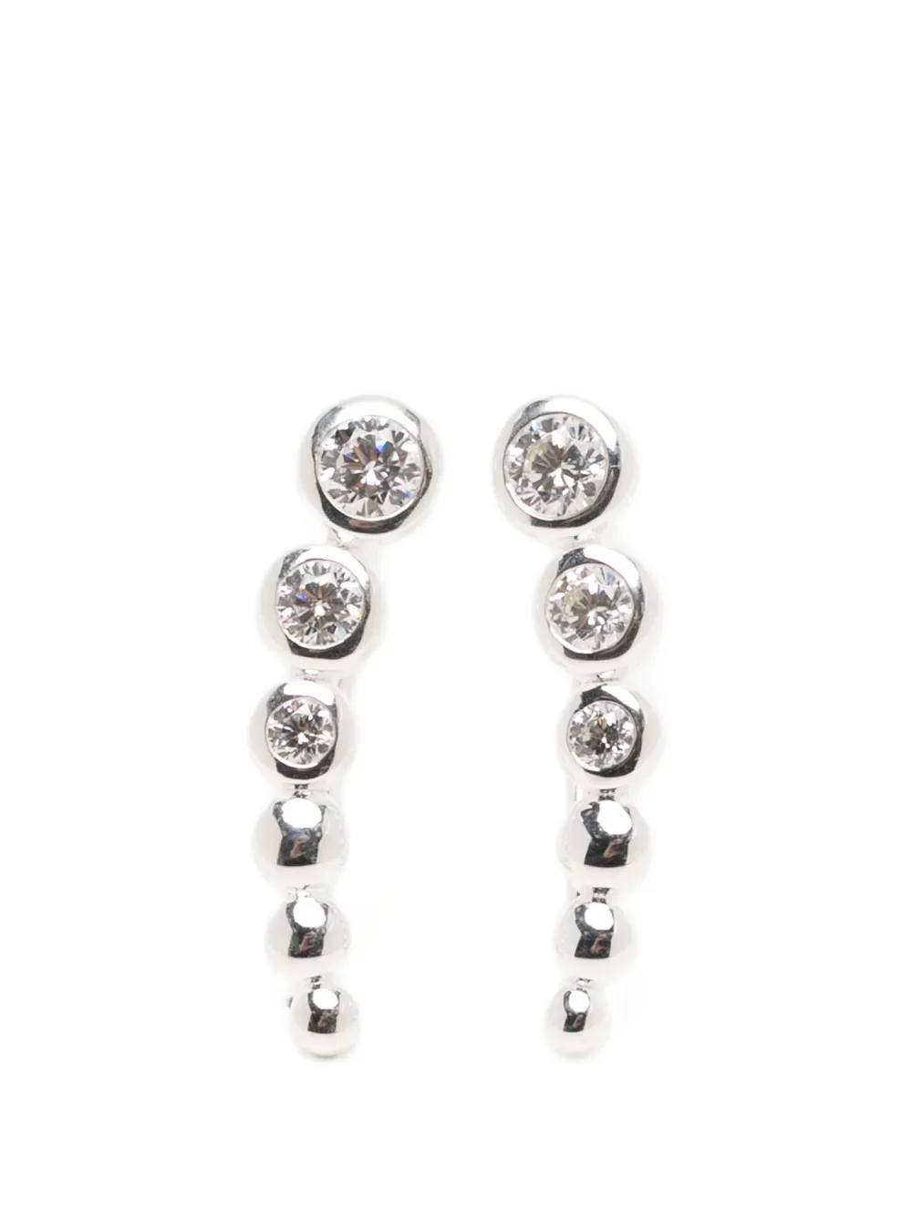 

Серьги-гвоздики Tennis Climber Missoma, серебряный