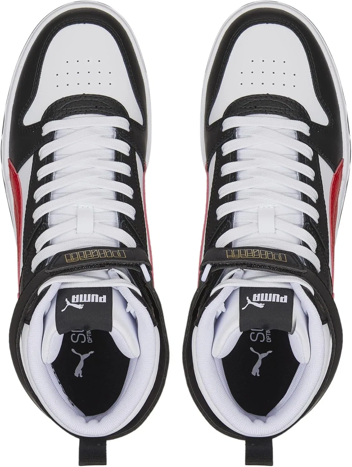 Мужские кроссовки Puma RBD Game Trainers, Puma White High Risk Red Puma Black Puma Team Gold — фото 4