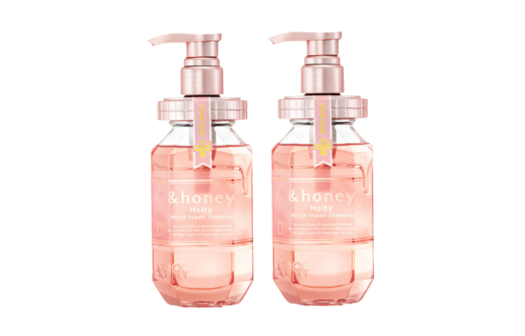 &honey Glossy Шампунь Antihua Rose увлажняющий восстанавливающий уход для поврежденных волос 440мл*2 — фото 2