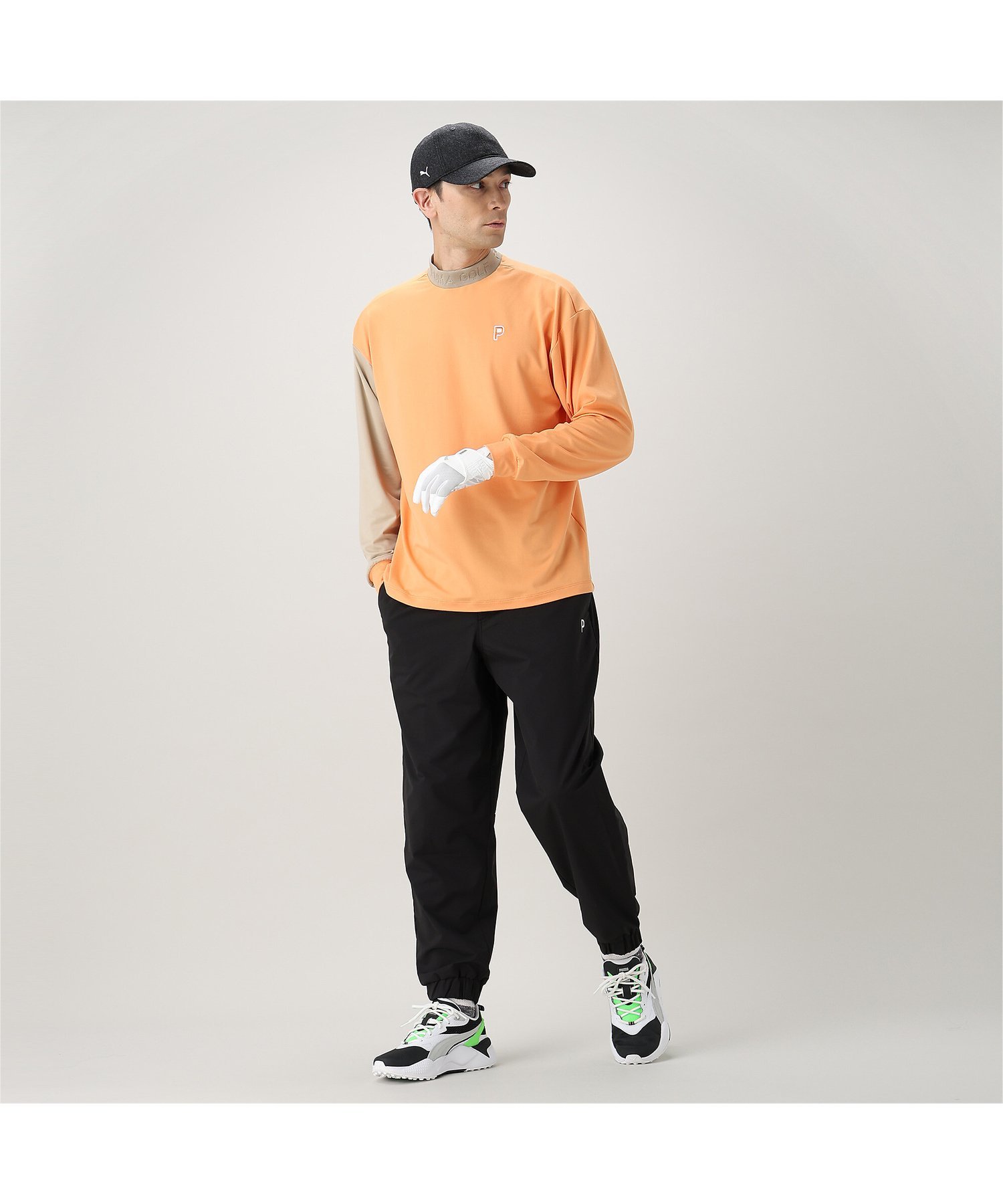 Мужские гольф-ботинки GS-X Effect без шипов PUMA, PUMA Black-Ash