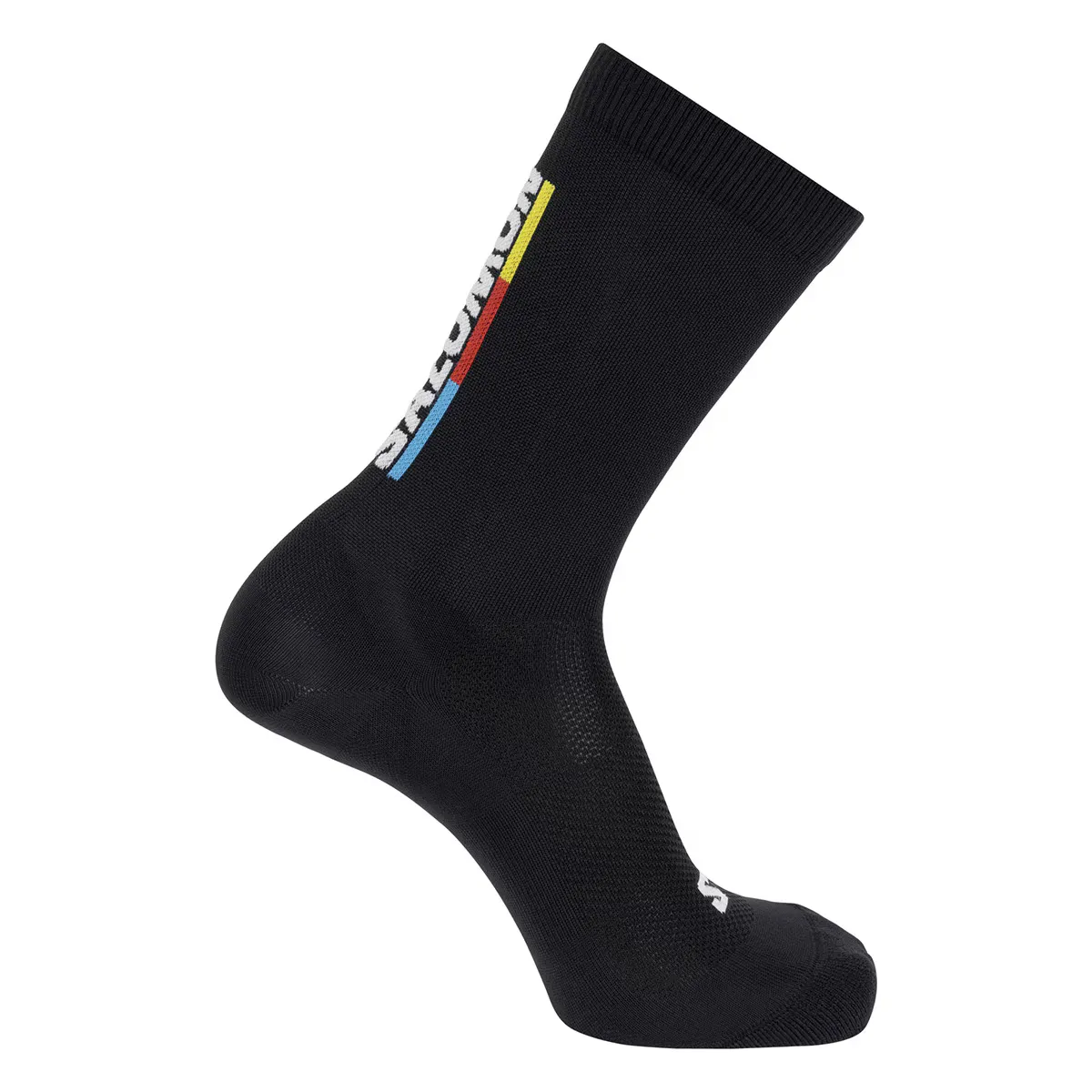

Носки для бега унисекс Pulse Race Flag Crew Salomon, черный