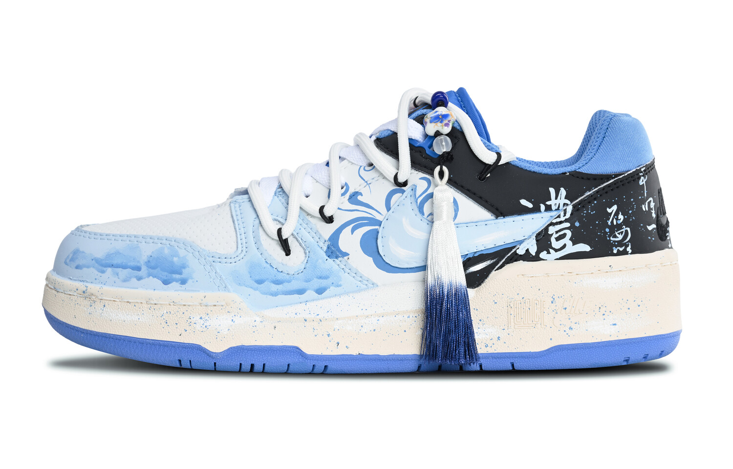 

Кроссовки Nike Full Force Skateboarding Shoes Men Low-top Sky Blue, голубой, Синий, Кроссовки Nike Full Force Skateboarding Shoes Men Low-top Sky Blue, голубой