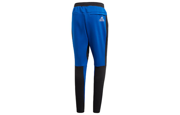 Спортивные штаны adidas Sports Casual Long Pants Black Blue Colorblock, черный — фото 2