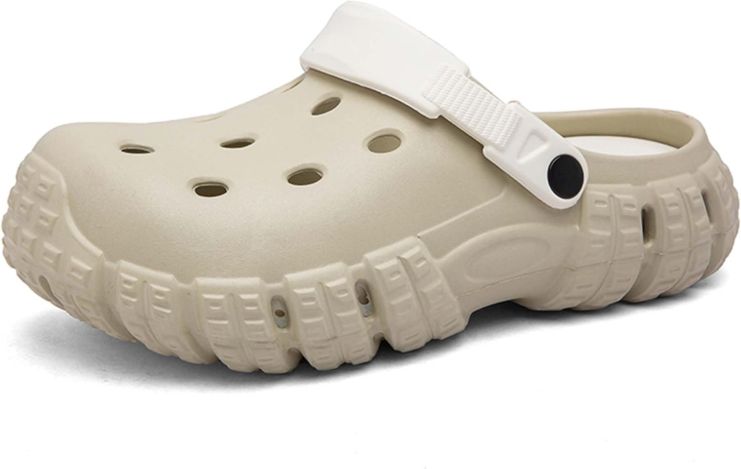 

Мужские и женские садовые туфли Летние легкие с толстой подошвой Сандалии для дома Повседневные Нескользящие шлепанцы для душа Уличная пляжная обувь Сандалии с поддержкой свода стопы Generic, Apricot