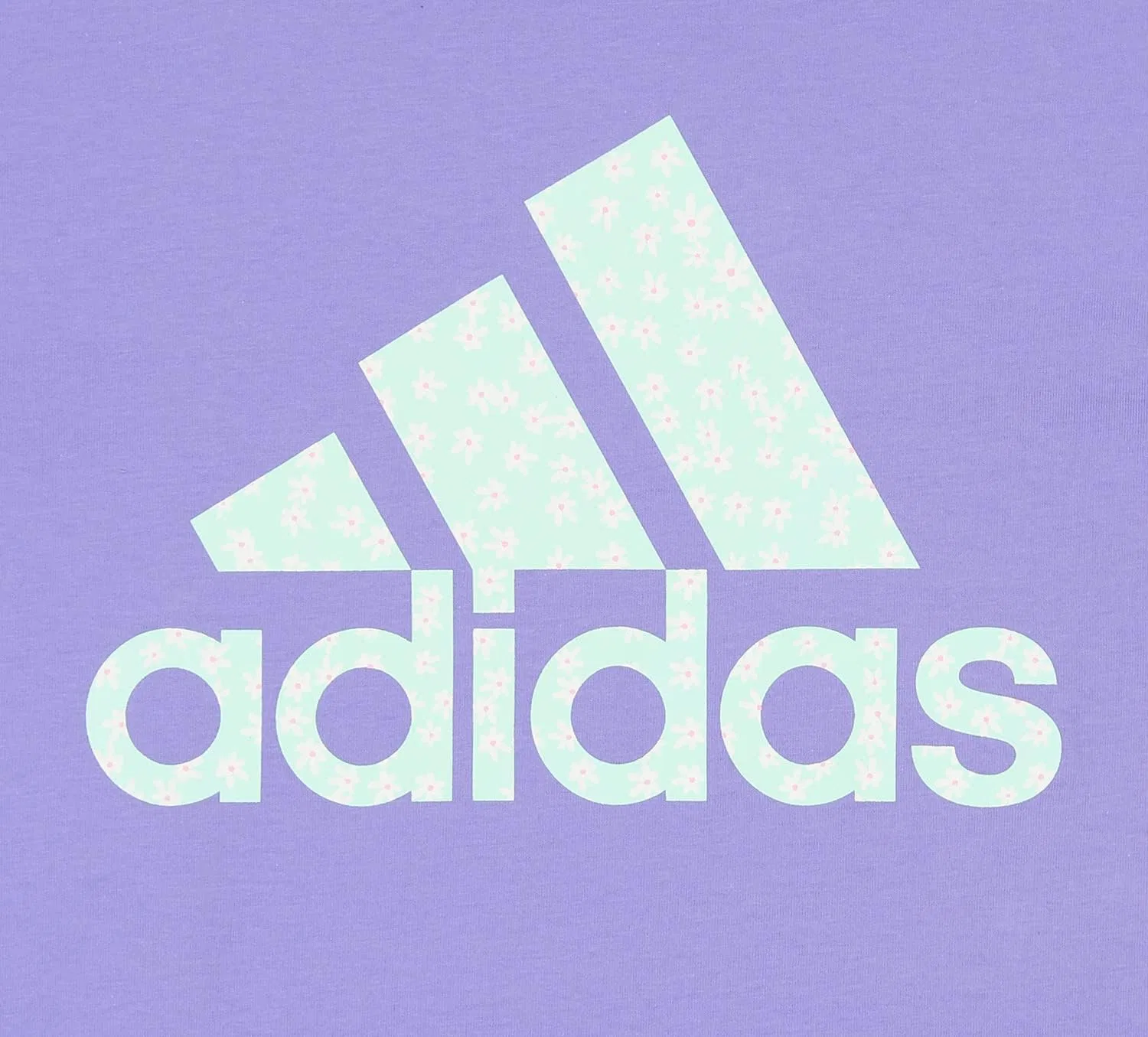 Футболка женская с принтом adidas, Light Purple — фото 2