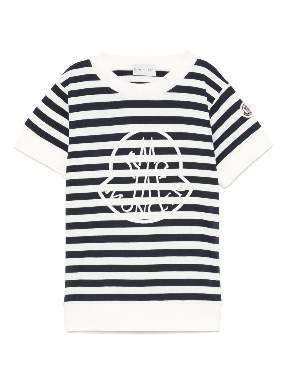 

Футболка с короткими рукавами Moncler Enfant, синий