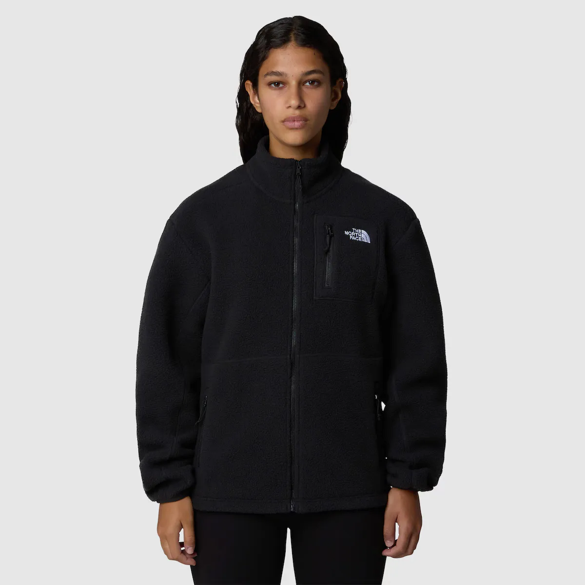 

Женская флисовая куртка Yumiori с застежкой-молнией The North Face, черный