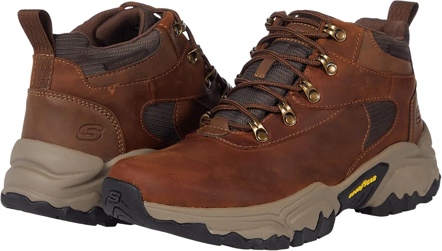 Мужские ботильоны Skechers Terraform Renfrow, коричневые, размер 40 EU