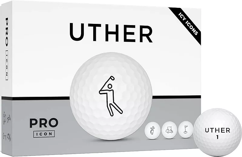 

Мячи для гольфа Uther Pro Icon Uther Supply, цвет Icy Icons