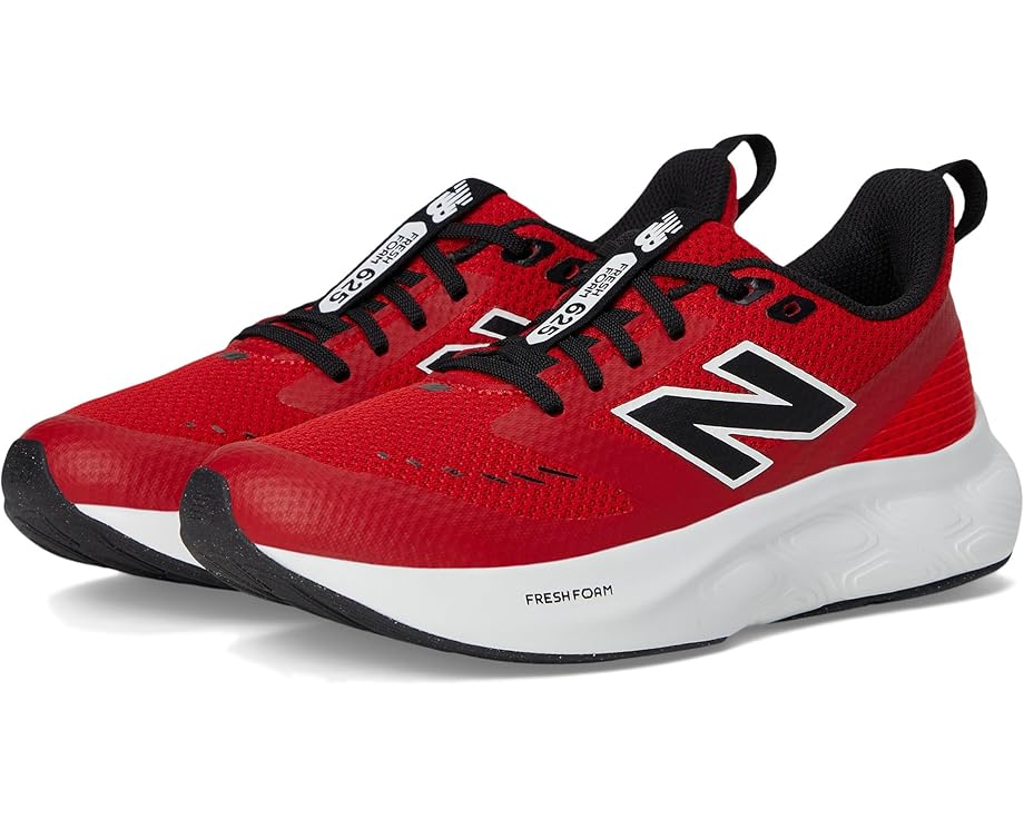 

Кроссовки New Balance Kids Fresh Foam 625 v1 Lace-Up, цвет True Red/Black/White