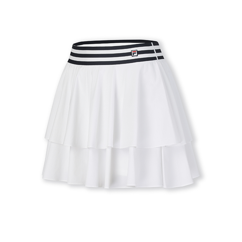 

FILA Теннисная повседневная короткая юбка для женщин Jade White WT