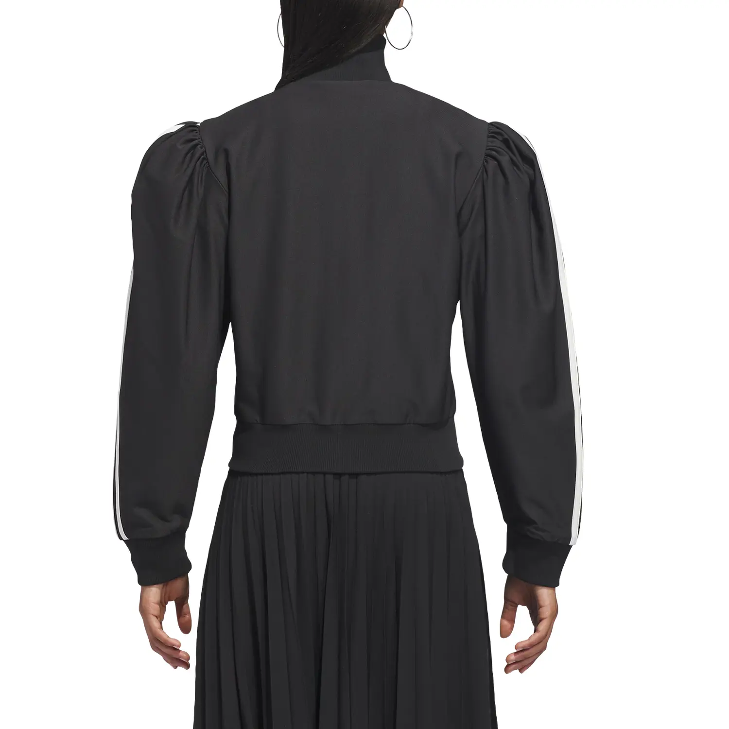 Блузка-спортивная куртка Willy Chavarria FW25, женская Adidas Originals, черный — фото 4
