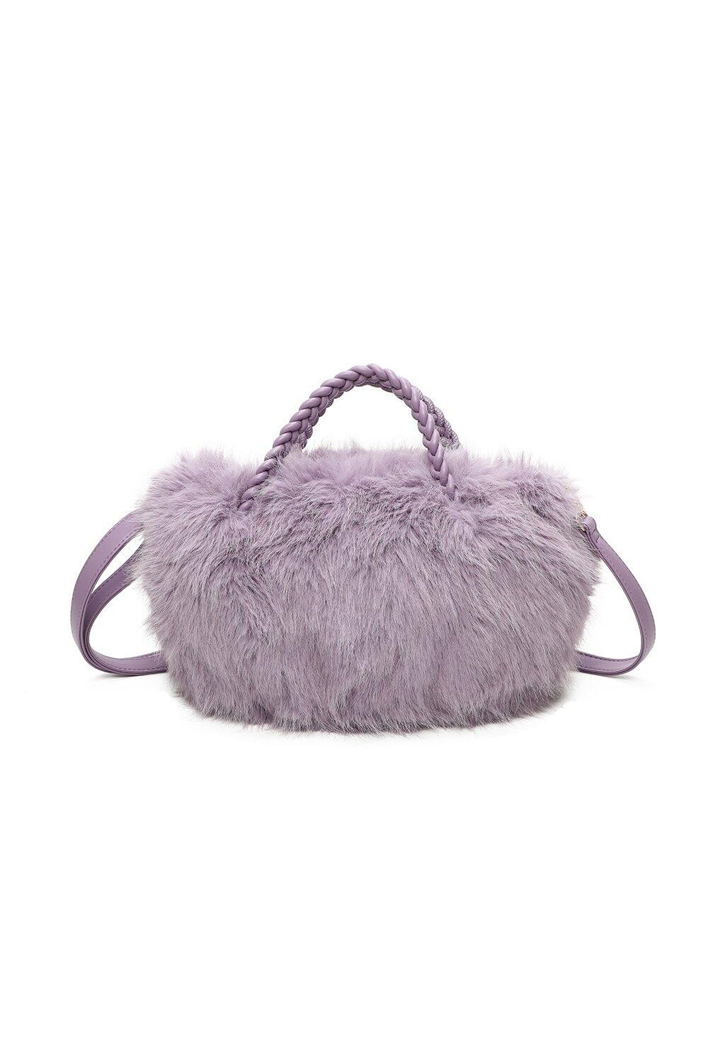 

Моти Меховая Сумочка Fontanella Fashion, фиолетовый