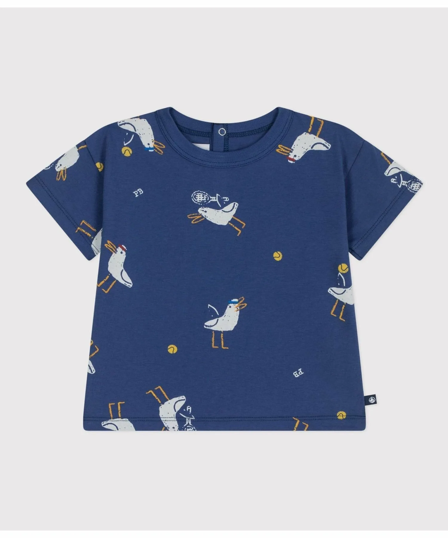 Футболка с коротким рукавом и принтом PETIT BATEAU, Blue/Multicolor