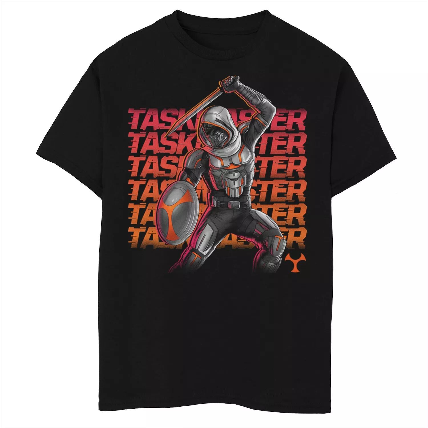 

Футболка с рисунком Marvel Black Widow Taskmaster Stack для мальчиков 8–20 лет Marvel