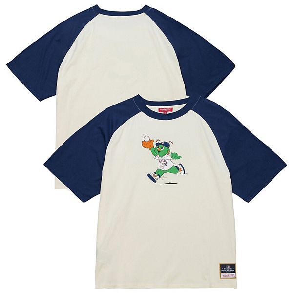 

Женская футболка raglan Houston Astros кремового цвета Mitchell & Ness, Бежевый, Женская футболка raglan Houston Astros кремового цвета Mitchell & Ness
