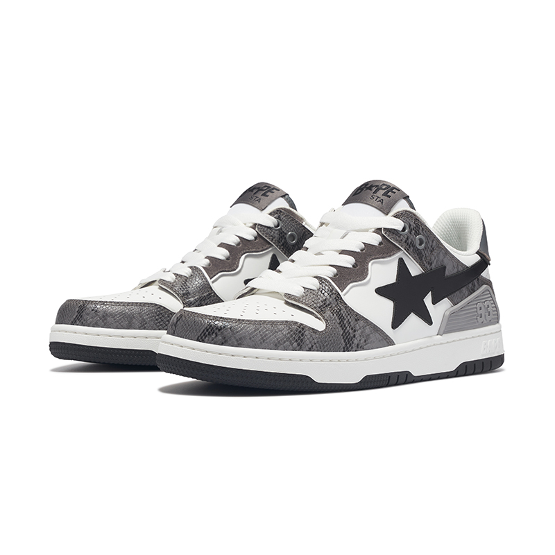 Кроссовки для скейтбординга SK8 STA Low Top Men's A BATHING APE, коричневый BGZ — фото 4