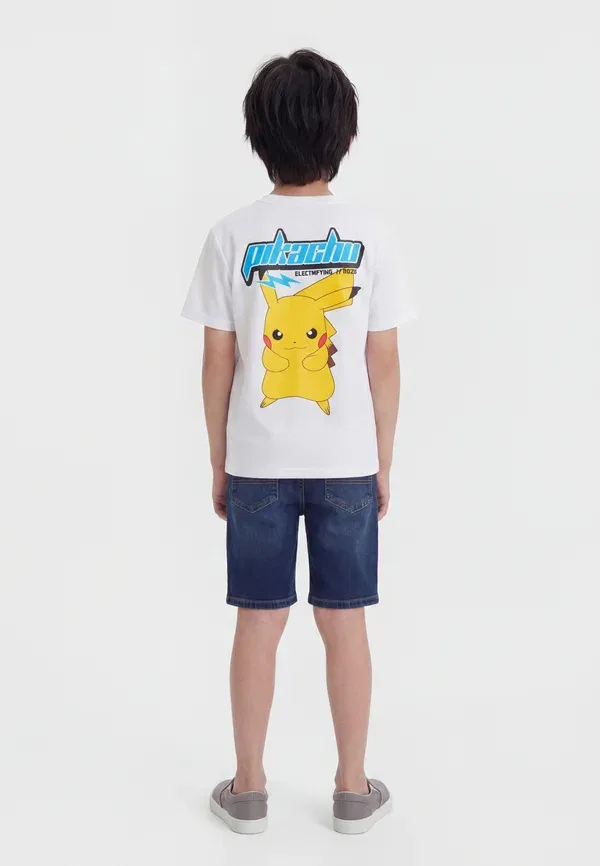 Футболка Nkmmile pokemon print t-shirt Name It, ярко-белый — фото 2