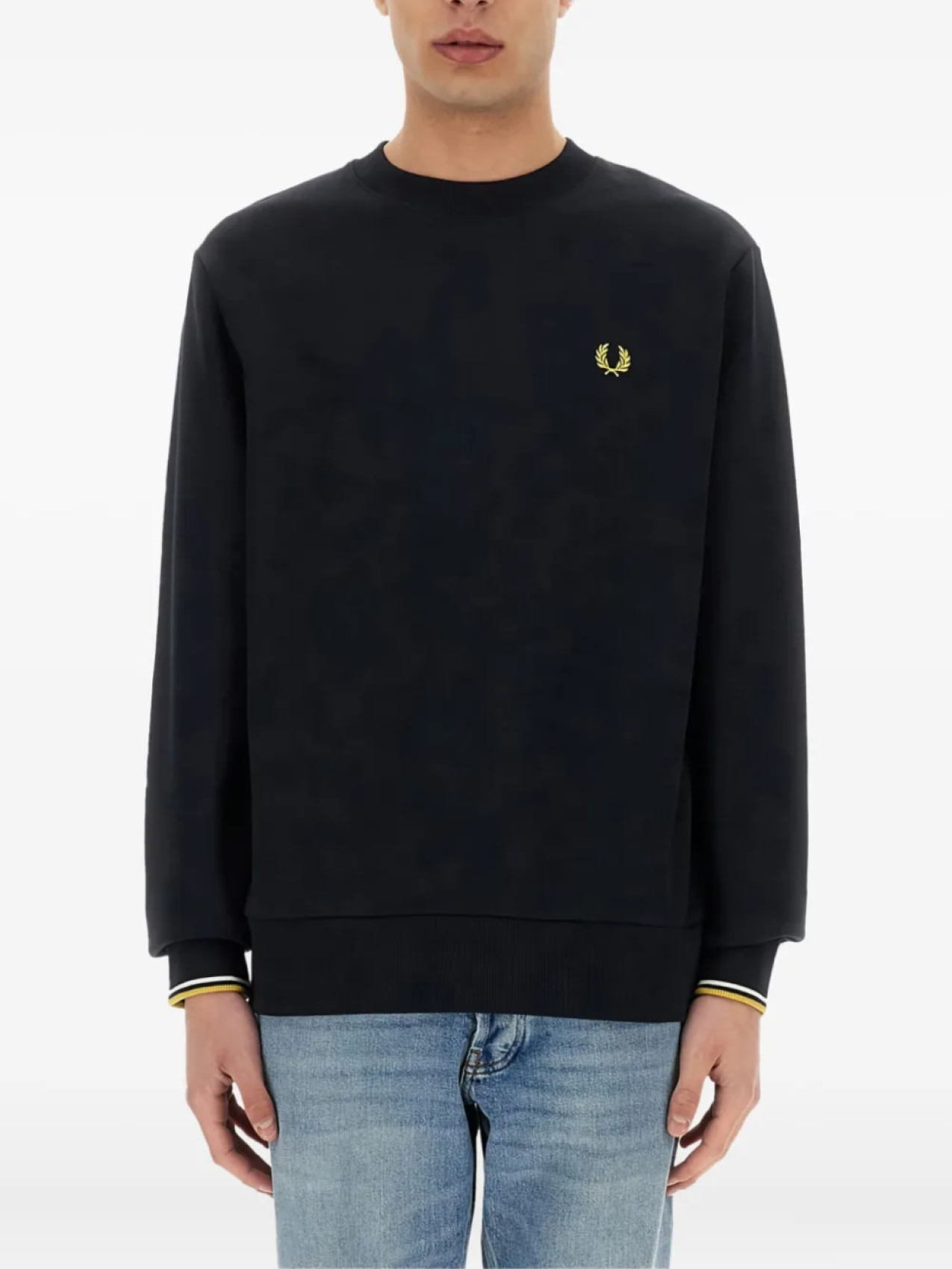

Толстовка с вышитым логотипом Fred Perry, синий