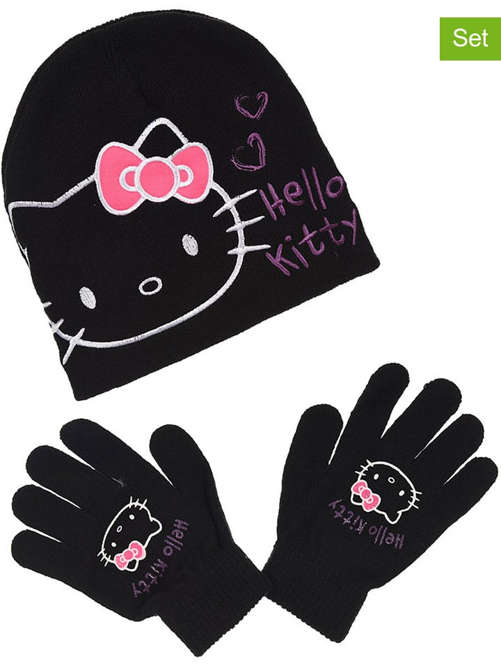 

Шапка Hello Kitty, черный