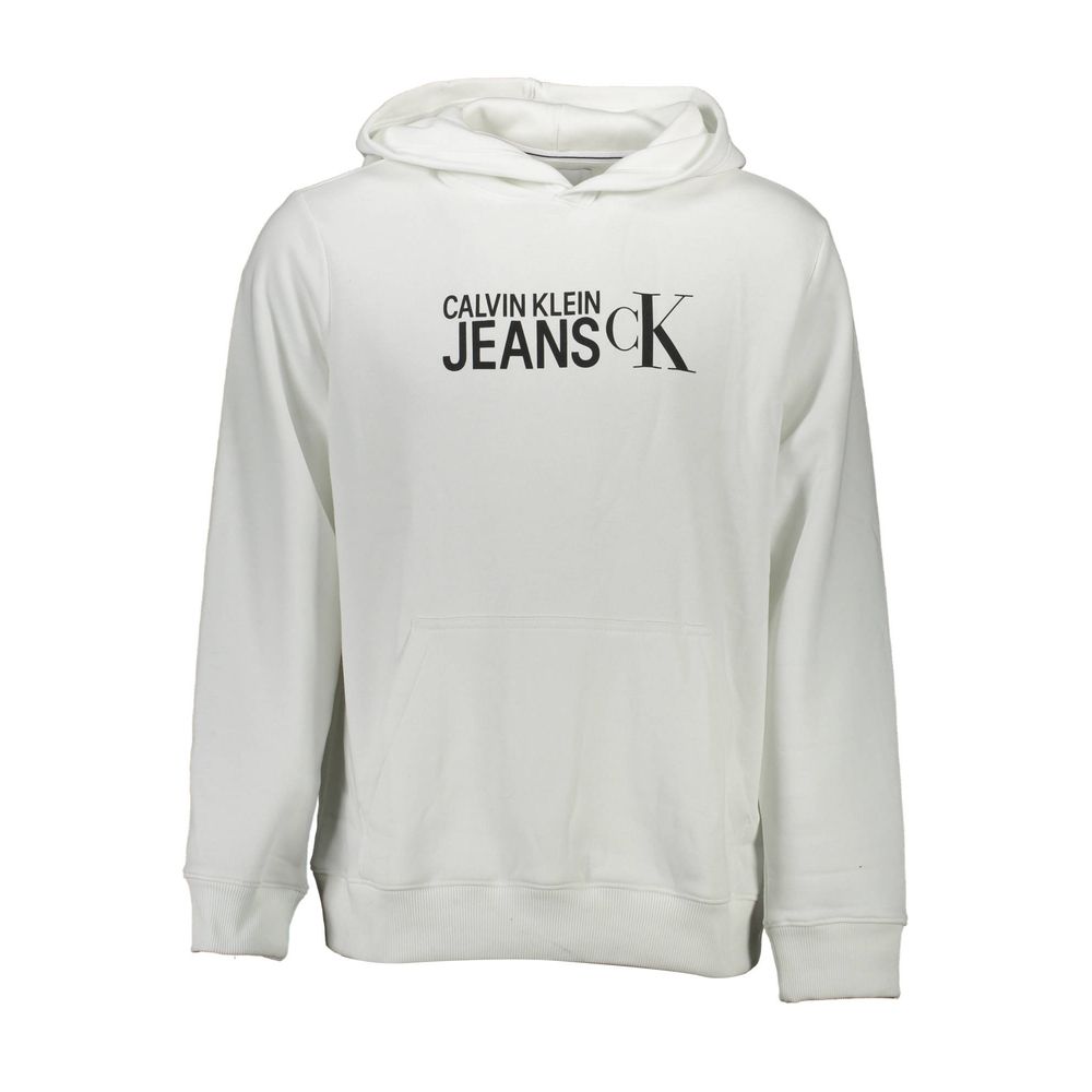

Белый хлопковый мужской свитер Calvin Klein, White