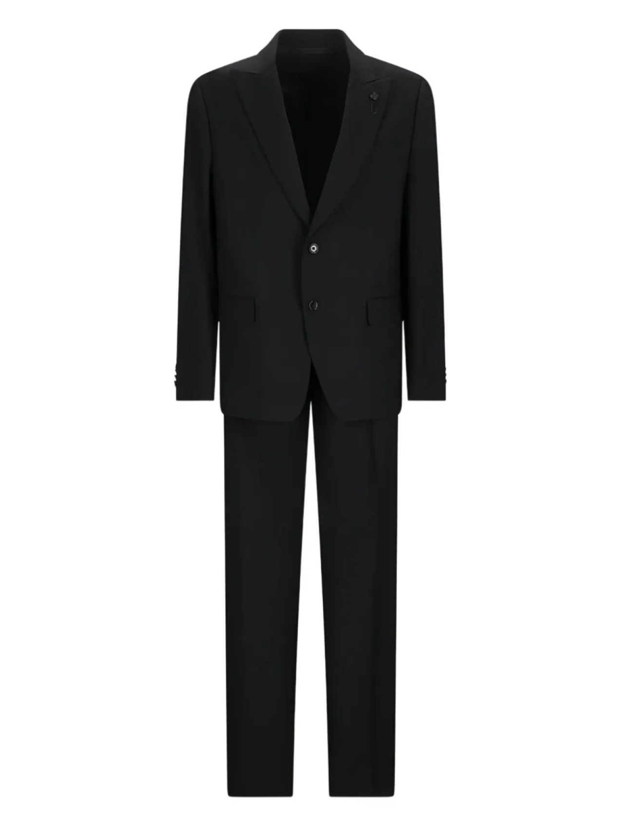 

Костюм с булавкой Lardini drop 7, черный