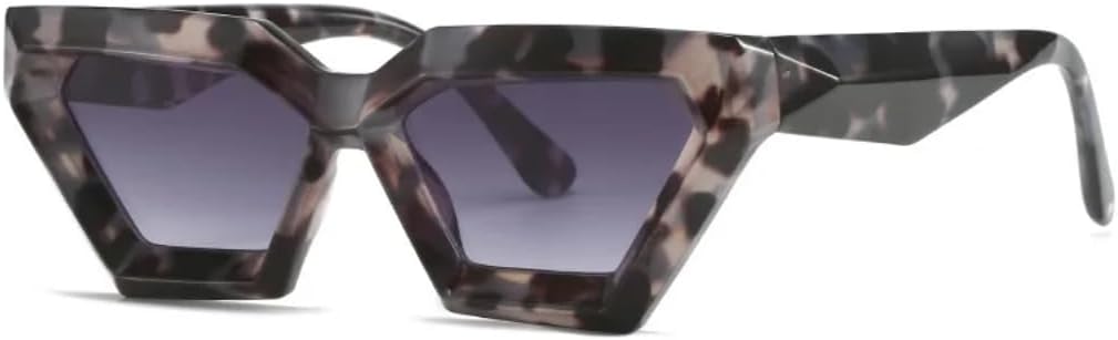 

Женские солнцезащитные очки в винтажном стиле, мужские солнцезащитные очки «кошачий глаз», большие солнцезащитные очки класса люкс, женские очки с защитой от УФ-излучения UV400 SZVVBKK, Grey Leopard