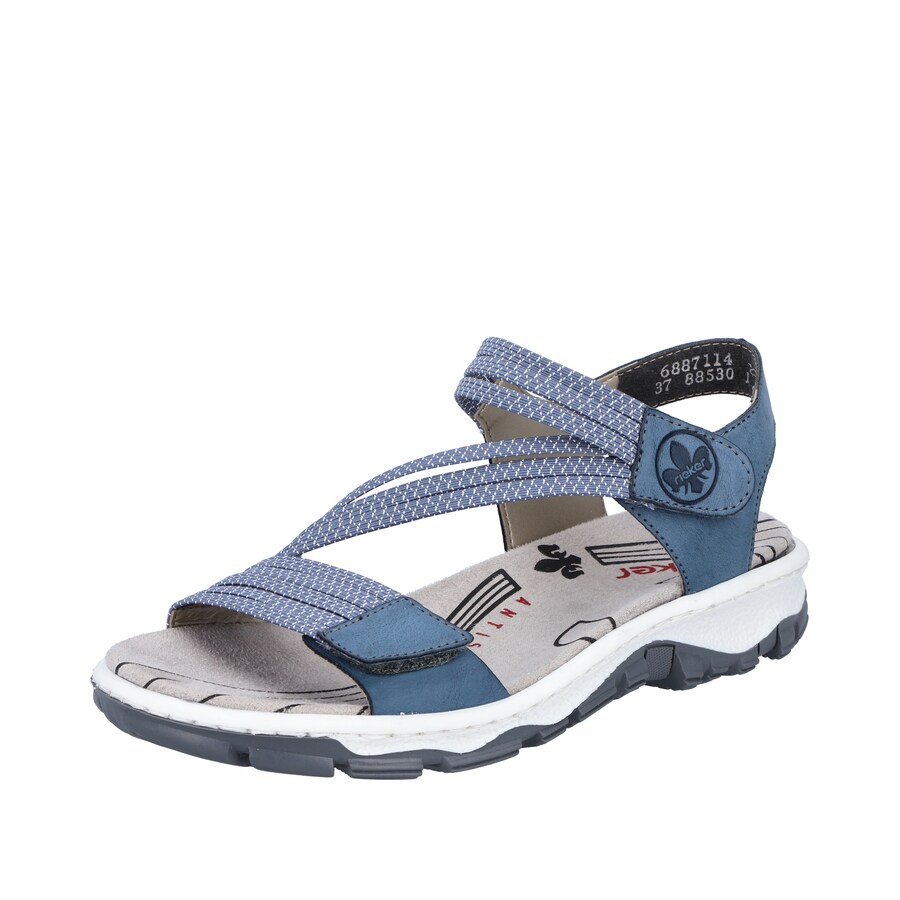 Походные сандалии Rieker, цвет Smoke blue/Dusty blue