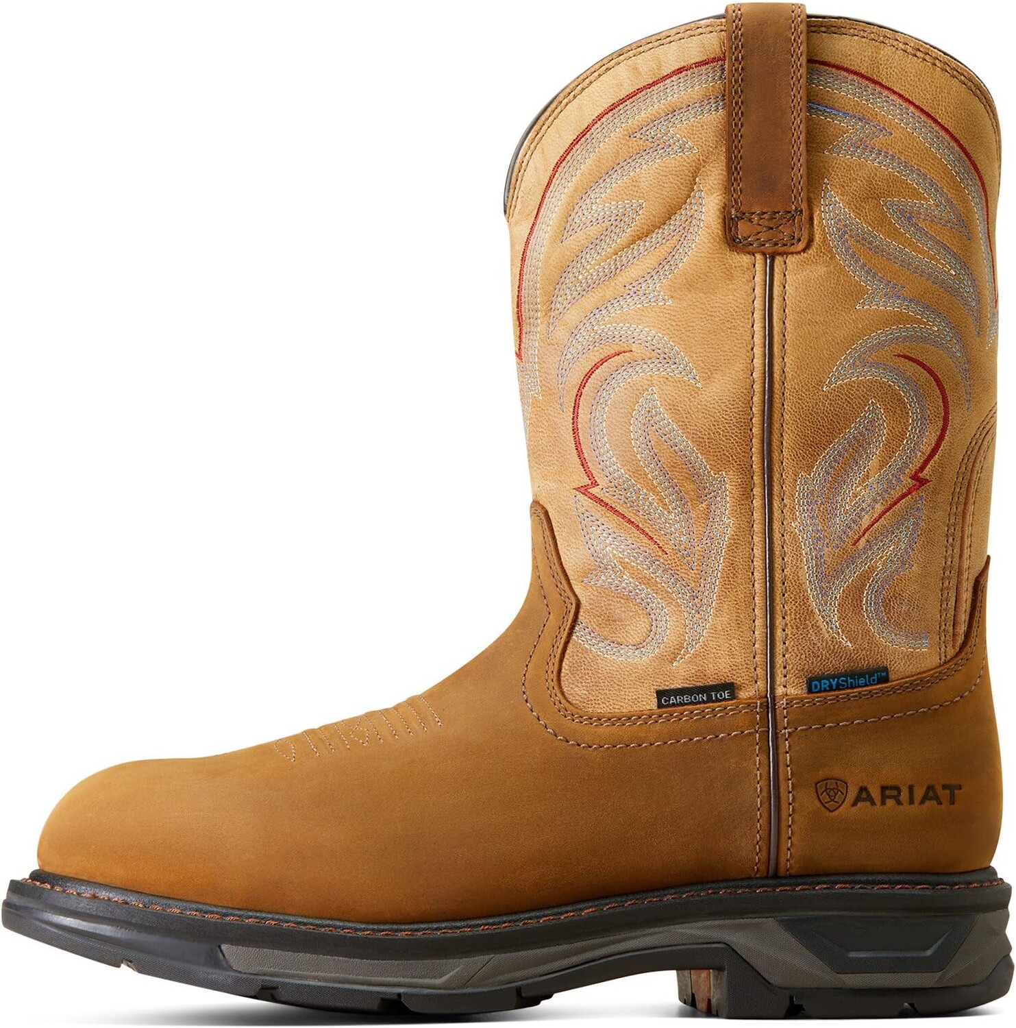 Рабочая обувь водонепроницаемая WorkHog XT Waterproof Carbon Toe Work Boots Ariat, цвет Distressed Brown — фото 3