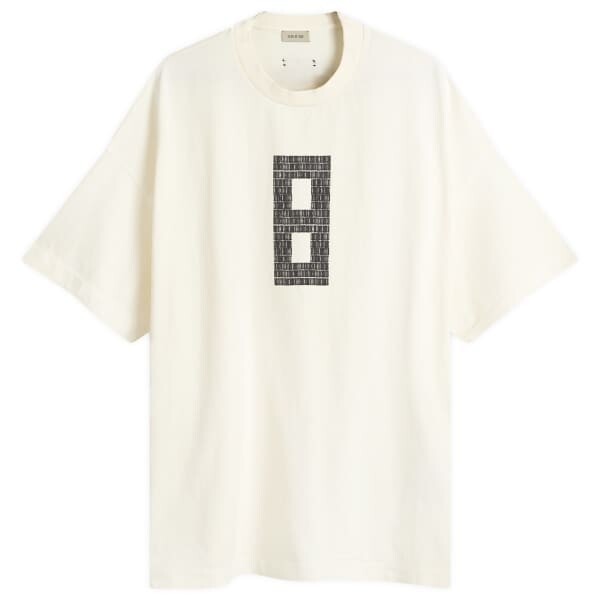

Футболка с коротким рукавом и принтом 8 Fear Of God, бежевый