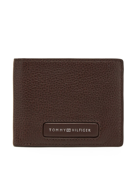 

Большой мужской кошелек Th Monogram Mini Cc Wallet AM0AM13251 Tommy Hilfiger, коричневый