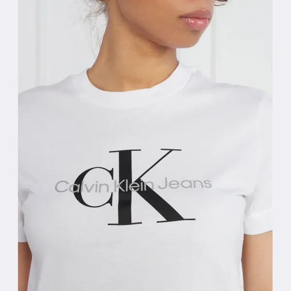 Футболка Core Monologue стандартного кроя Calvin Klein, белый — фото 4