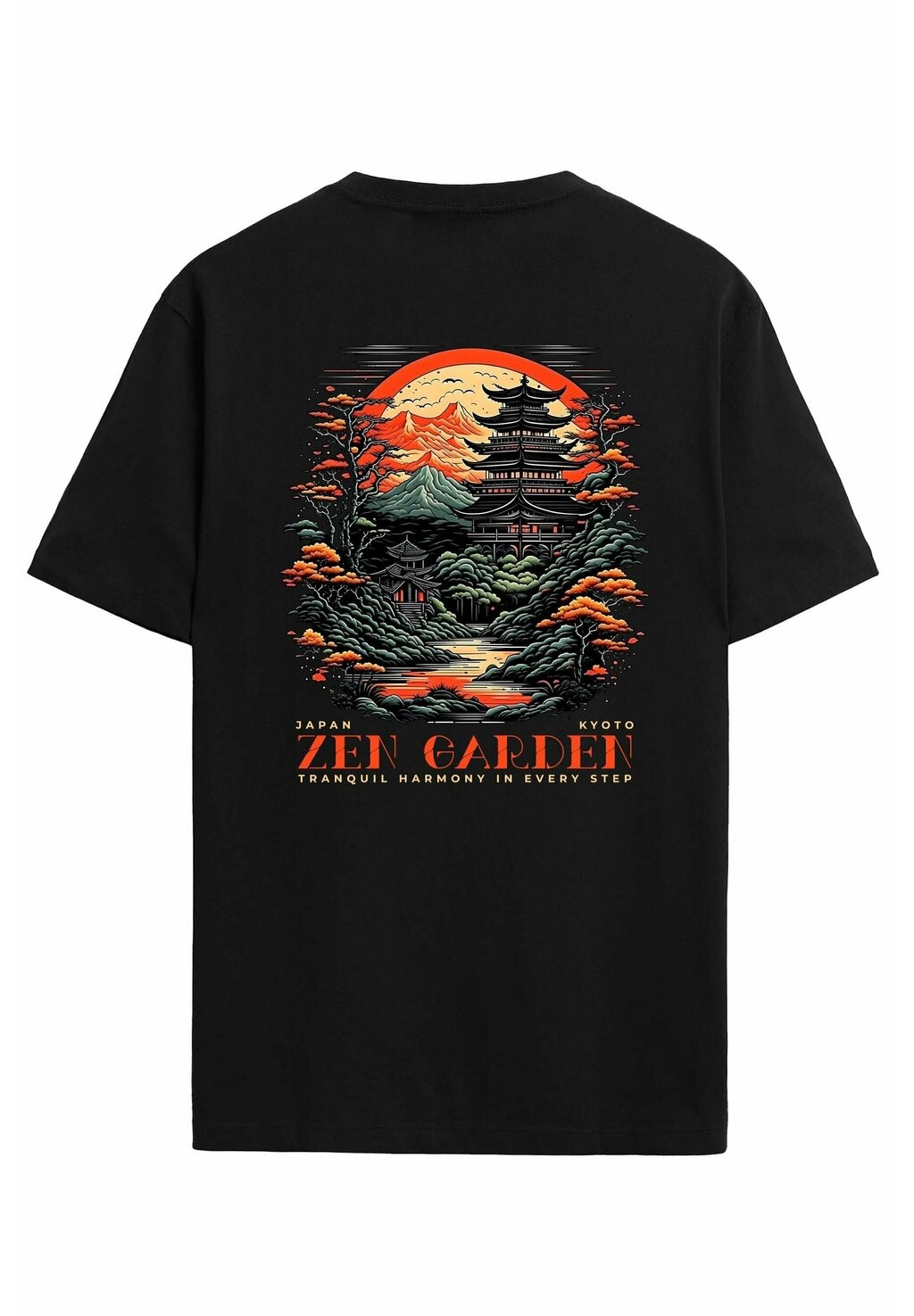 

Футболка с принтом UNISEX ZEN GARDEN Brz Collection, цвет black
