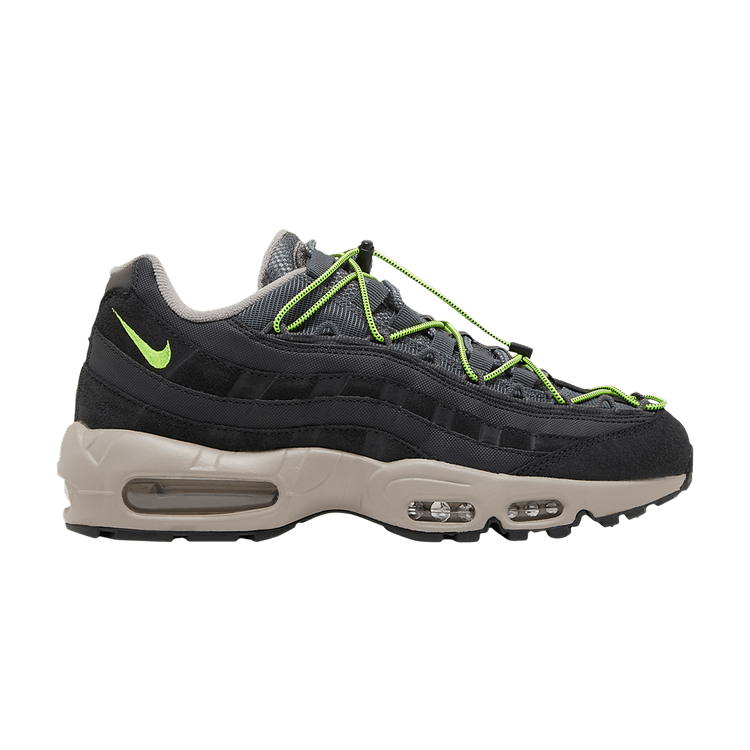 

Кроссовки Nike Air Max 95 'Speed Lacing - Off Noir Volt', черный