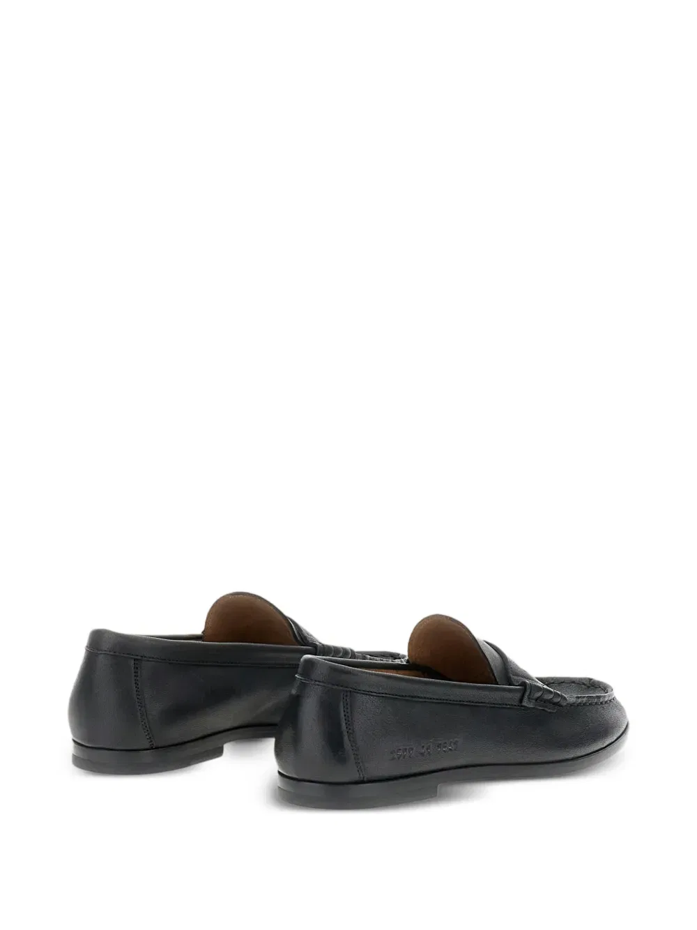 Кожаные лоферы с ремешком Common Projects, черный — фото 3
