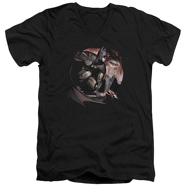 

Футболка с v-образным вырезом Batman Arkham City Blood Moon Licensed Character