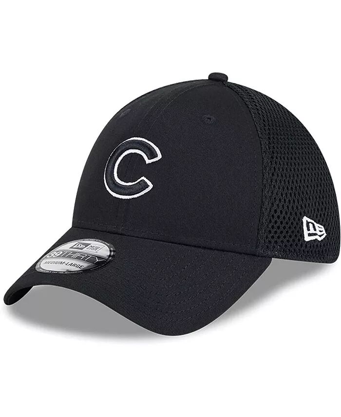 

Мужская бейсболка Chicago Cubs Evergreen Black White Neo 39Thirty Flex New Era