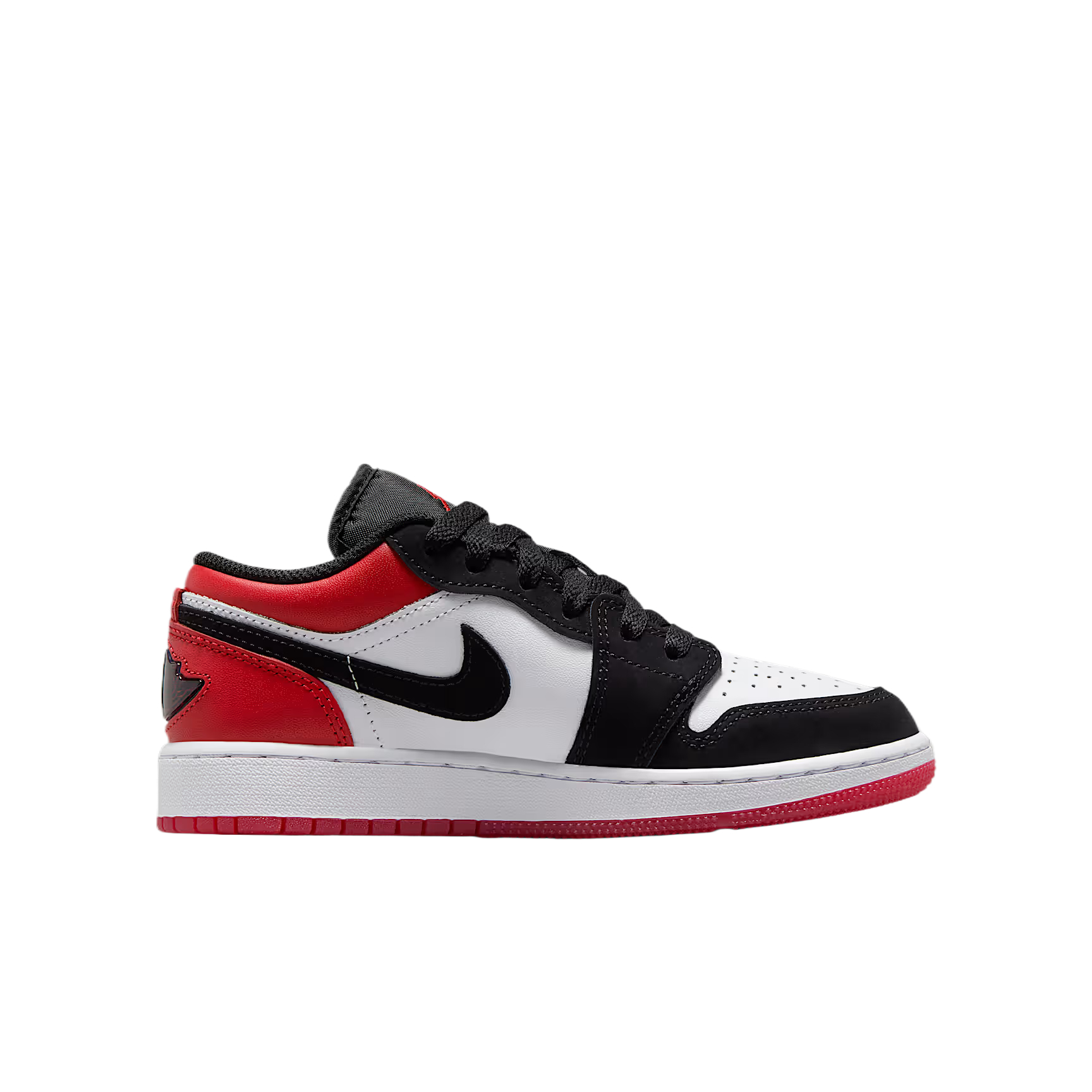 Air 1 Mid top детские тренировочные кроссовки для подростков Jordan, черный — фото 2