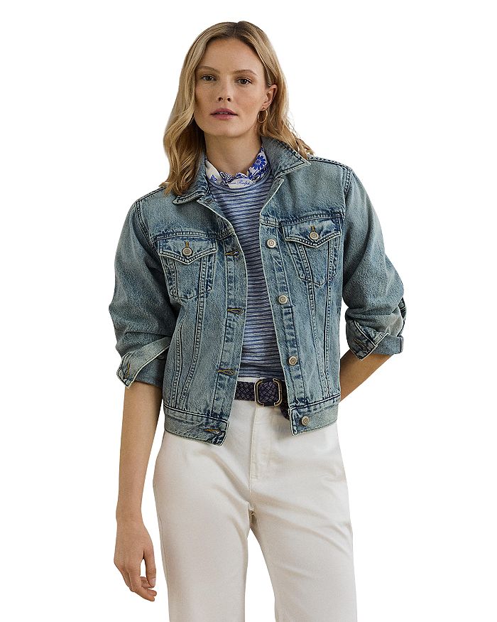 

Джинсовая куртка в стиле Trucker Ralph Lauren, синий