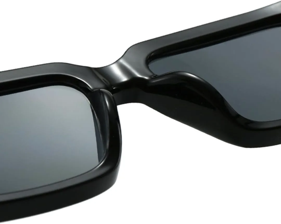 

Квадратные солнцезащитные очки для мужчин, унисекс, повседневные, женские солнцезащитные очки с заклепками, модные, популярные TVTBBVV, Striped Transparent