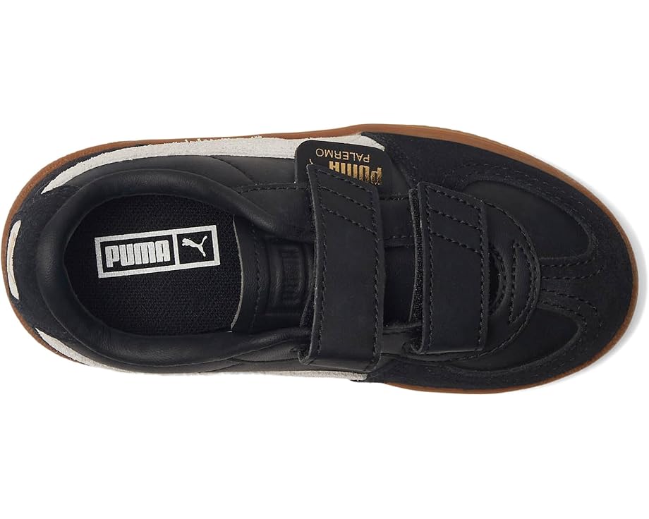 Кроссовки PUMA Kids Palermo Hook and Loop, цвет Puma Black/Feather Gray/Gum — фото 2