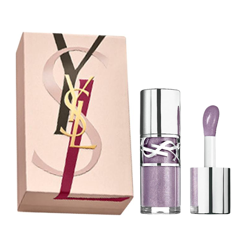 Блеск для губ Box Limited Edition Refreshing Naked Tea, глянцевый, стойкий, увлажняющий, 6 мл SAINT LAURENT — фото 4